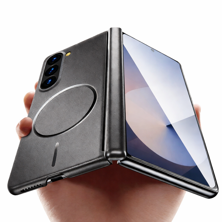 Ceasikery 갤럭시 Z폴드 6/7 MagSafe 지원 초슬림 초경량 무선충전 호환 프리미엄 보호 디자인