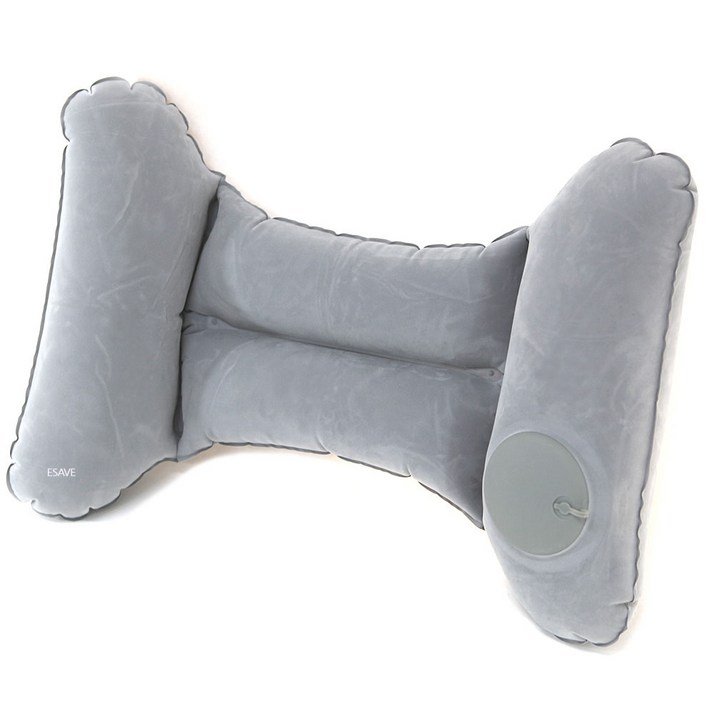 휴대용 에어쿠션 비행기 기내용 자동차 허리쿠션 목 장거리 여행