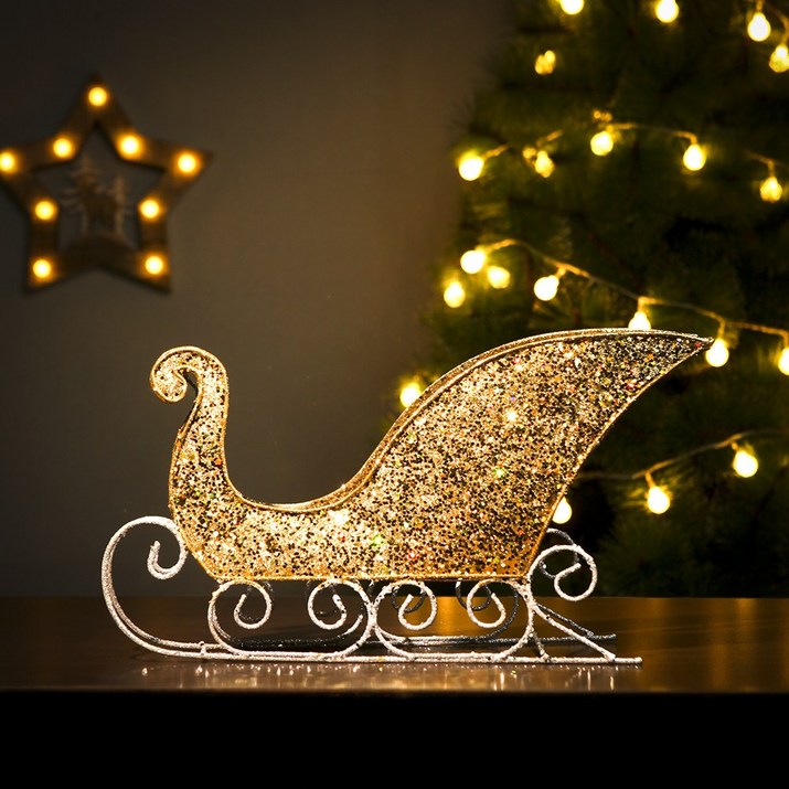 잇템 겨울왕국 크리스마스 썰매 장식, 단일 색상
