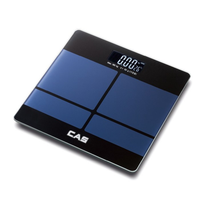 카스 디지털 체중계 실내온도표시 NAVEEH13, 블랙