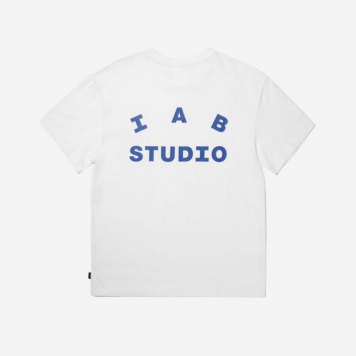 아이앱 스튜디오 티셔츠 화이트 네이비 IAB Studio T-Shirt White Navy 7233418506