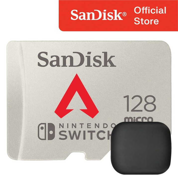 샌디스크 닌텐도 스위치 Apex Legends 마이크로 SD 카드 / 메모리 보관 케이스, 128GB 7424901634