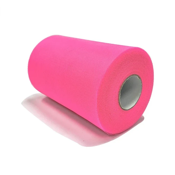 원단 스풀 얇은 명주 그물 롤 크리스마스 포장 DIY 투투 웨딩 장식 공예 용품 30cm x 91.4m