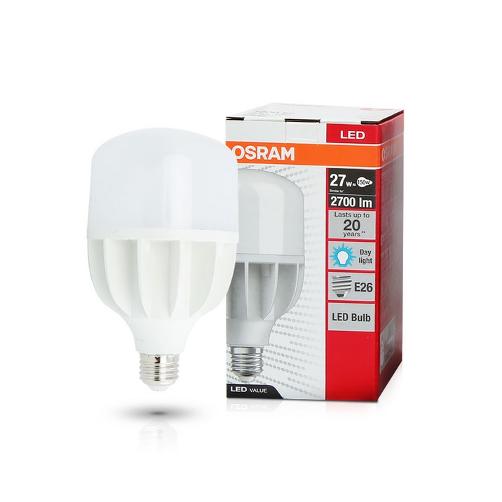 오스람 LED 전구 하이와트 램프 27W