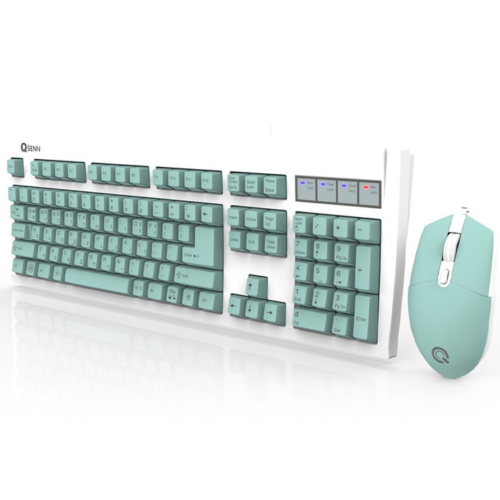 QSENN KM3500 Plus 유선 키보드 마우스 세트 QSENN KM3500 Plus 유선 키보드 마우스 세트