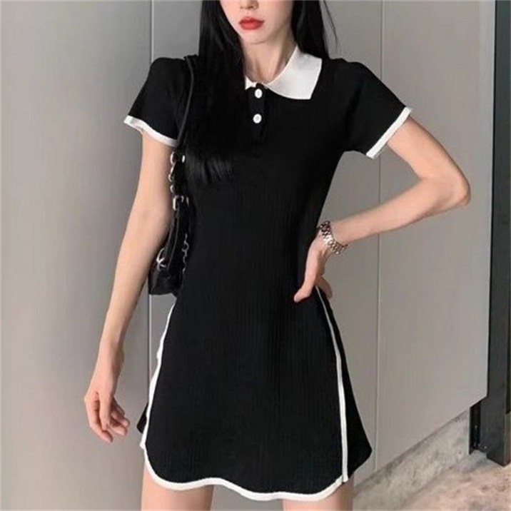 발랄한 슬림핏 미니 원피스 J2356