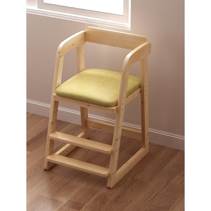 반려동물 하이체어 애견카페 식사용 원목 의자 A