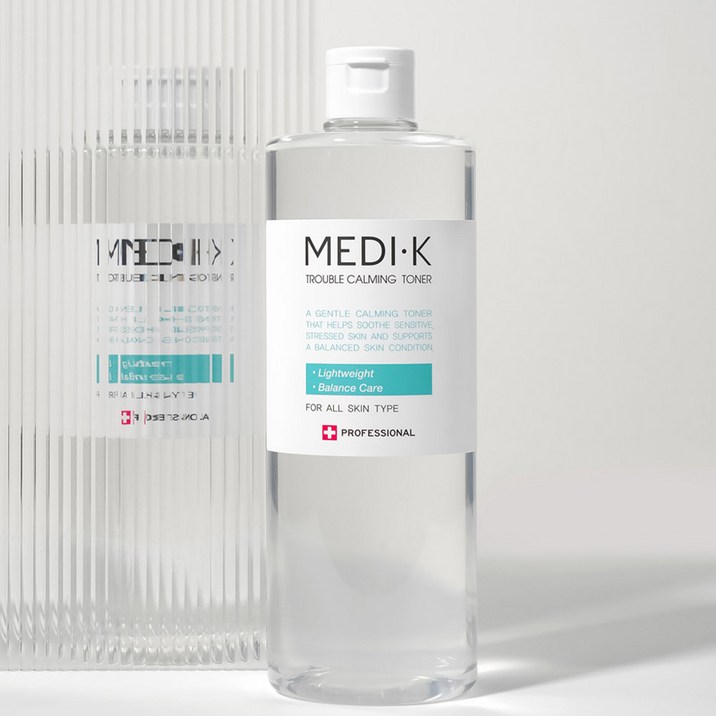 메디케이 트러블 카밍 토너 대용량 500ml 어성초 여드름 진정 수분 보습