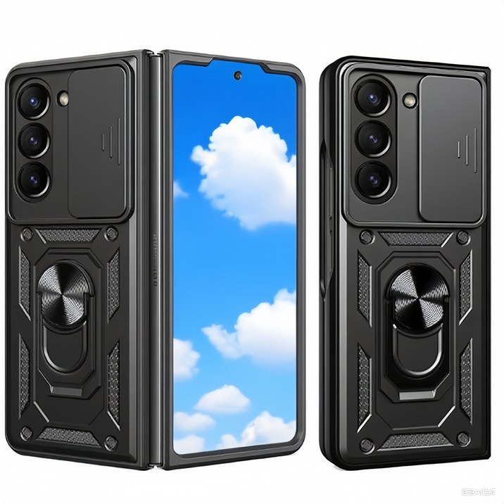 적용 갤럭시 z폴드6 /Z폴드7 케이스 카메라 보호 거치대 휴대폰 케이스XZF6F555