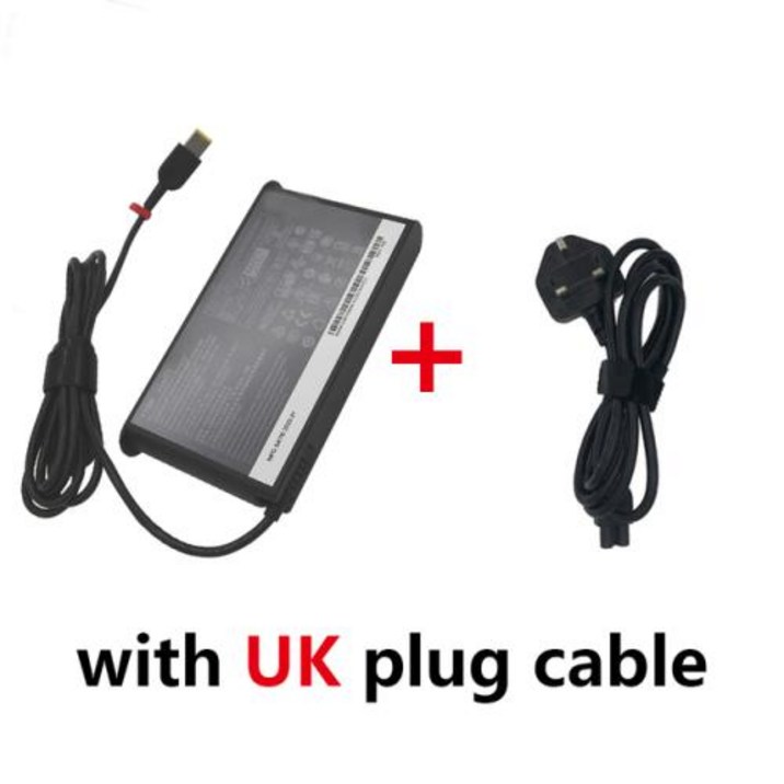 레노버 노트북 어댑터용 AC 충전기 전원 공급 장치 20V 8.5A 170W USB-A 직사각형 3 15ACh 6 Y700-17ISK 5 15ARH05 L340-15IRH