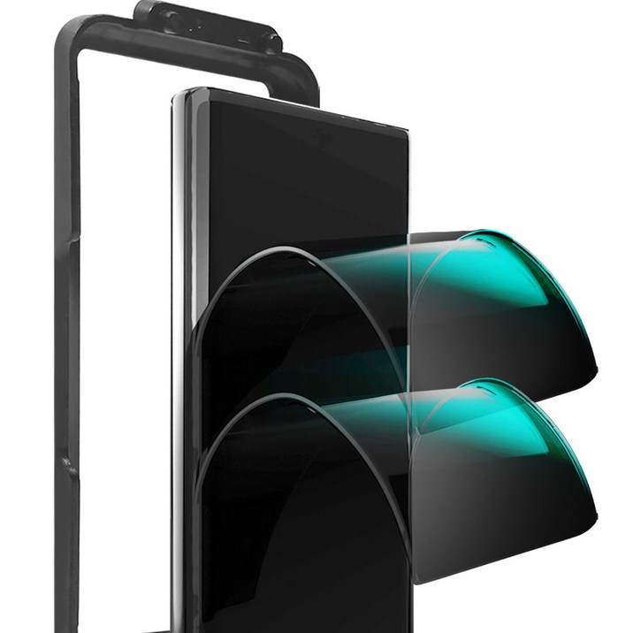 REXX 안깨지는필름 쉴드플렉스 갤럭시 180도 사생활보호필름, 2개