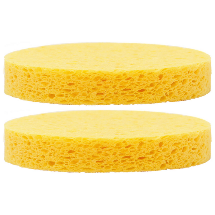 벨로티 바디클렌징 두꺼운 해면스펀지 2개입, 노란색, 1개
