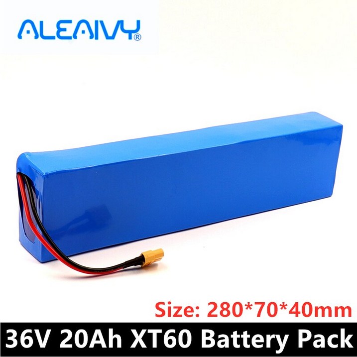 호환 충전식 배터리 18650 리튬 팩 250W600W 스쿠터 전기 자전거용 20A BMS  XT60 36V 10S3P 20Ah