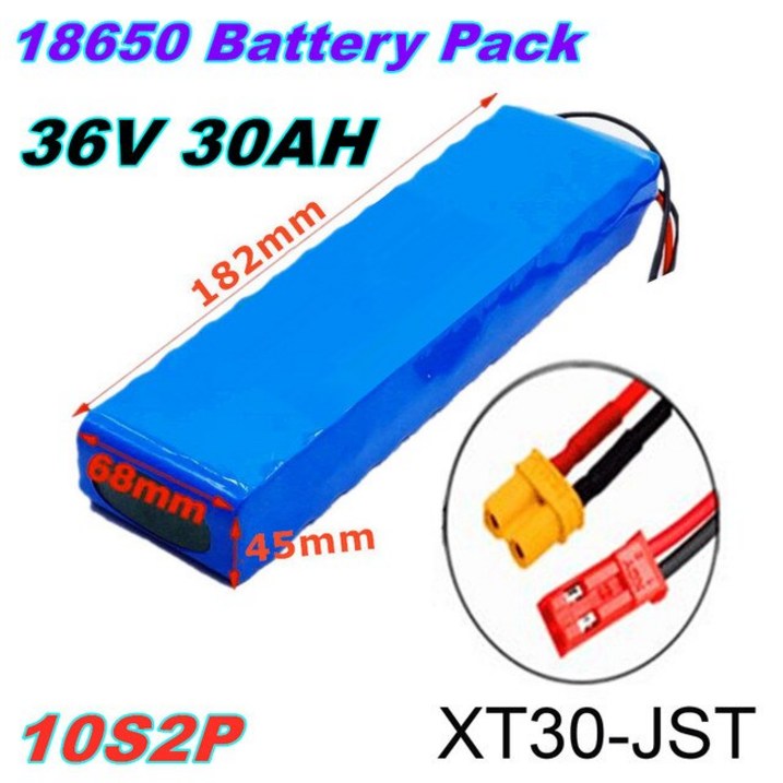 배터리 전기자전거 충전용36V 30Ah 10S2P 배터리 ebike 팩 18650 리튬 이온 500W 높은 전력 및 용량 42V 오