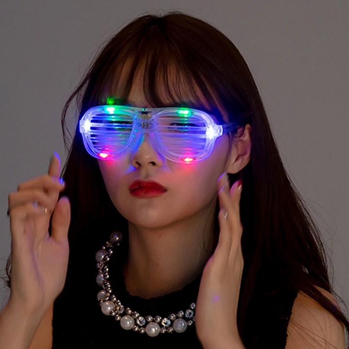 파티쇼 LED 셔터쉐이드 안경 - 투데이밈