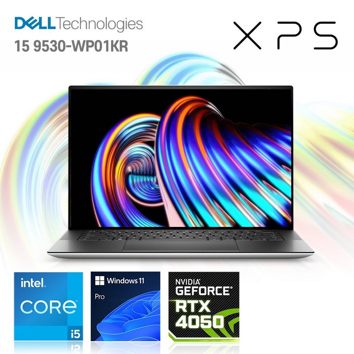 델노트북 DELL XPS 9530 인텔 13세대 지포스 RTX 40, DX9530WP01KR, WIN11 Pro, 32GB, 2TB, 실버
