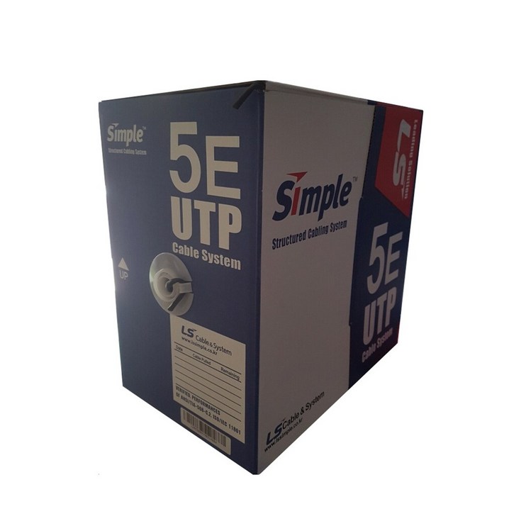LS전선 옥외용 UTP CAT5E 300M, 1개, 블랙