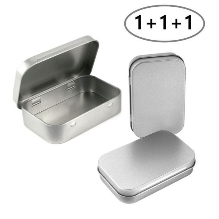 111 미니틴케이스 3P 사각 일체형 9.5x6x2.1cm