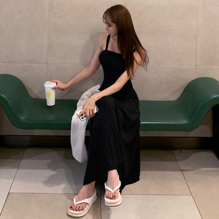 떳다그녀 센핏 골지 롱 원피스 떳다그녀 센핏 골지 롱 원피스