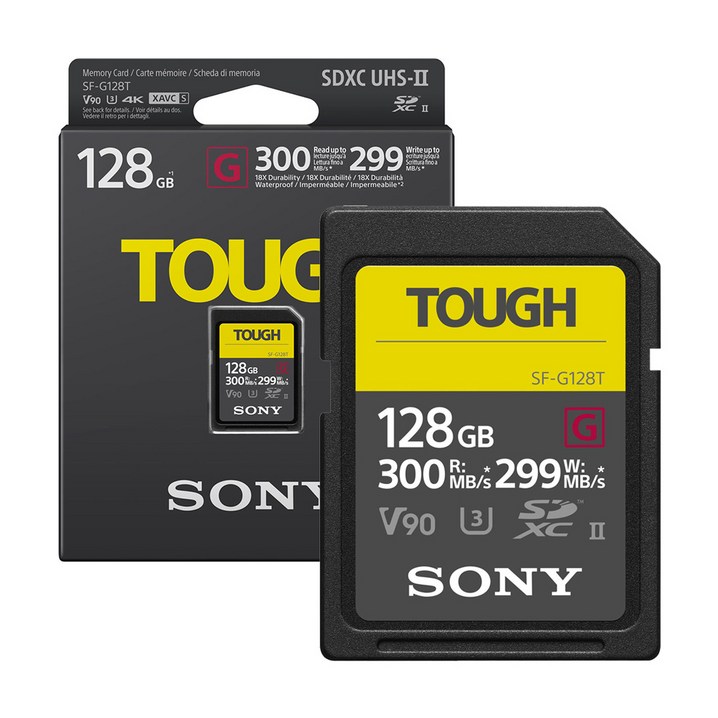 소니코리아정품 SDXC TOUGH UHSII U3 V90 터프 SD카드