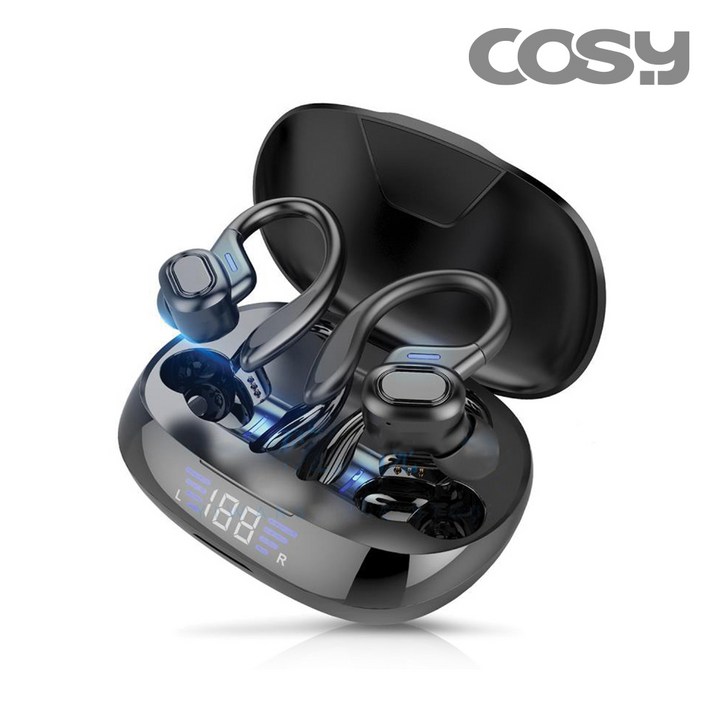 Cosy 삼성 갤럭시S24 플러스 울트라 스포츠 방수 완전무선 블루투스 귀걸이 이어폰 TWS