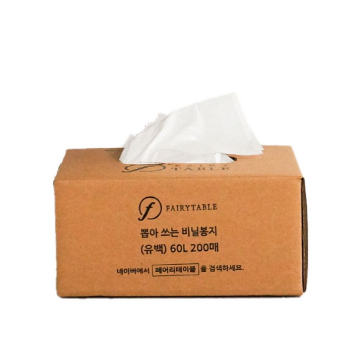 뽑아 쓰는 비닐봉지 200p, 60L, 1개