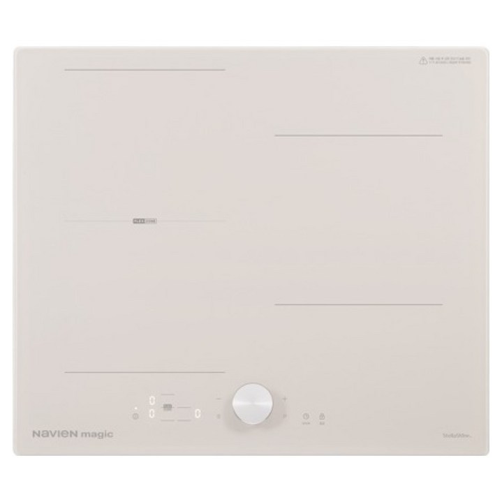 나비엔매직 전기레인지 인덕션 3구 베이지, ERI-5053AF, 빌트인