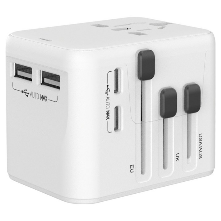 굿밸류 올인원 초고속 충전 해외 여행용 플러그 멀티어댑터 GaN PD45W HHT521