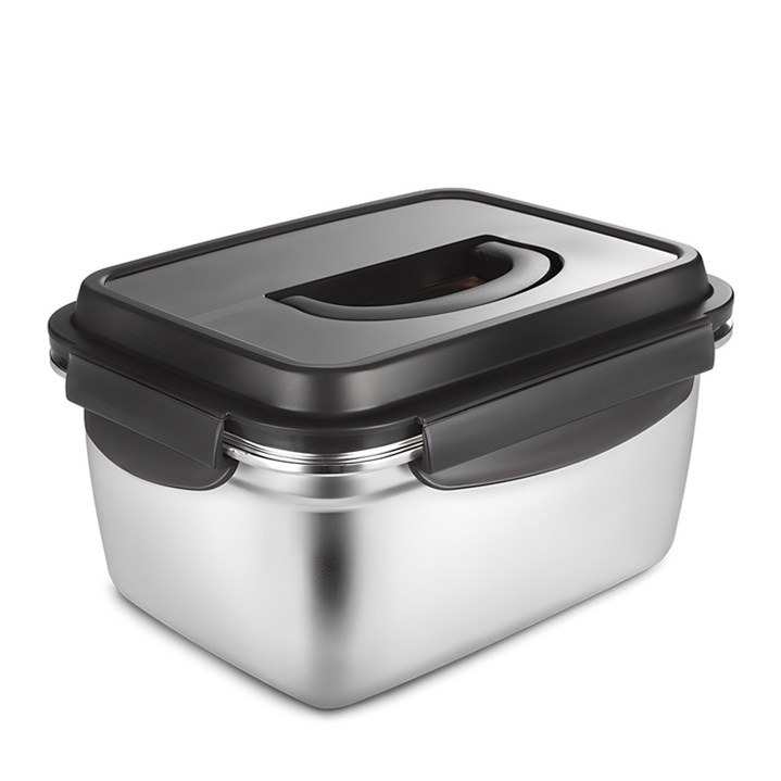 까사베니 연마제 없는 스테인레스 김치통, 2.8L, 1개