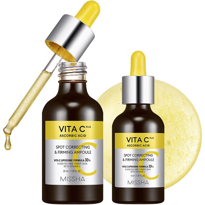 미샤 비타씨플러스 잡티씨 탄력앰플 20ml + 15ml 세트