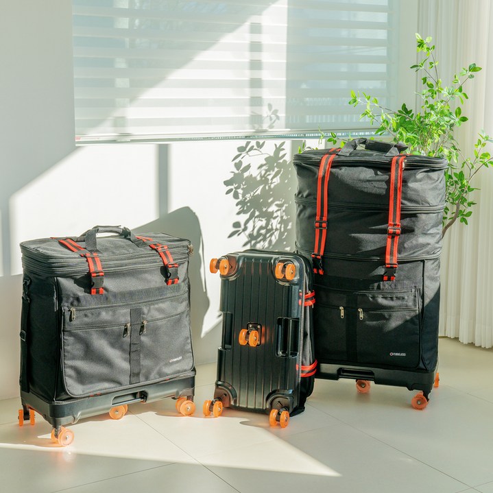 TIMELESS 확장 우레탄바퀴 이민가방