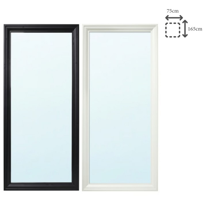 이케아 벽걸이 거울 세로형 현관 욕실 전신 75x165 토프트뷘