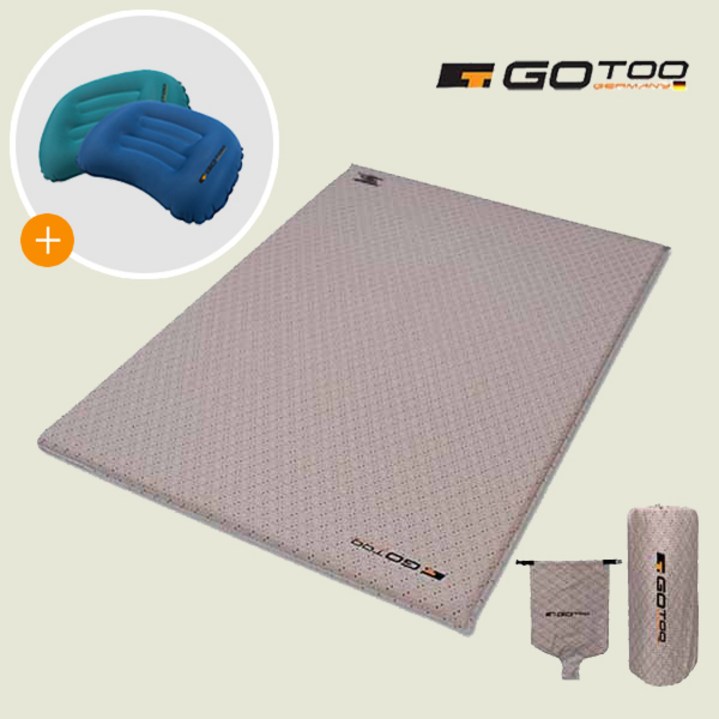 고투 레트로 자충매트 더블 + 에어베개1P 증정