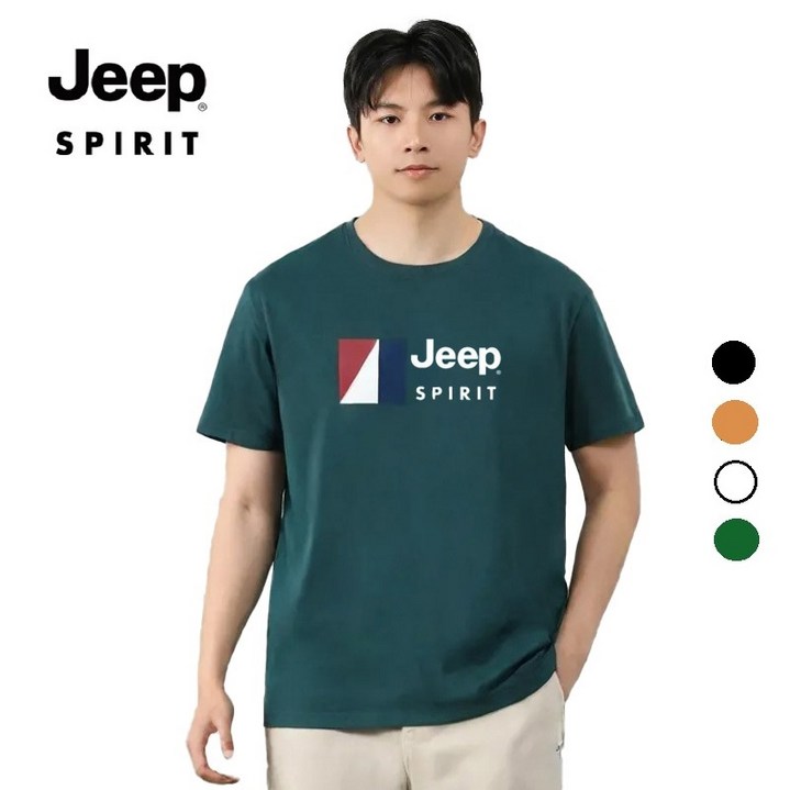 JEEP spirit (지프스피릿) 반팔티셔츠 남성 여성 남자 여자 반팔티 면 T2021-9