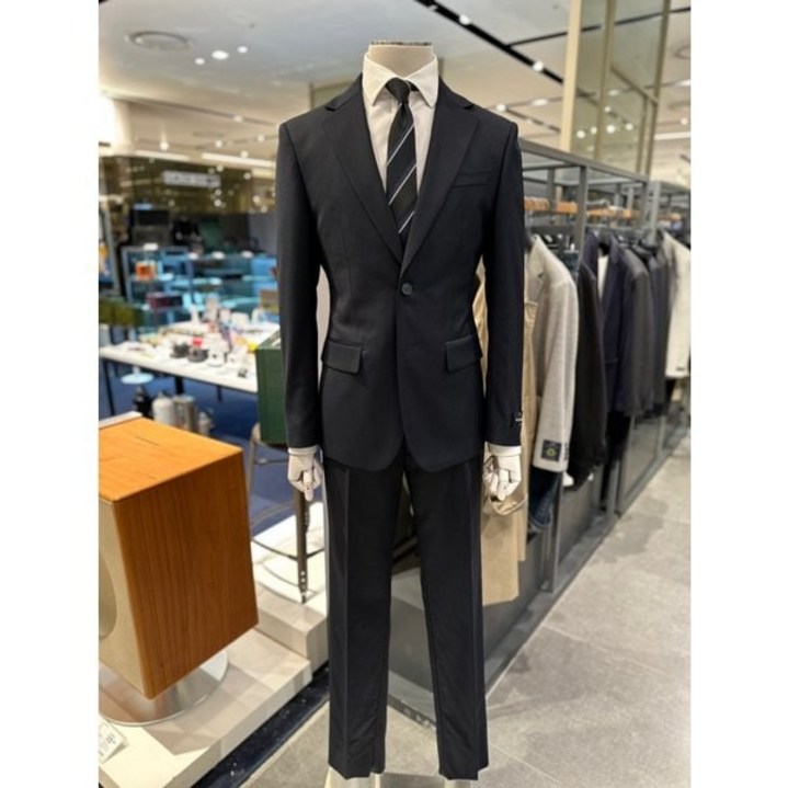 면접 가을 촬영 결혼식 봄 앤드지 (초특가완판수트) 24년FW 네이비 스트레치 수트 BSE3SBD1201