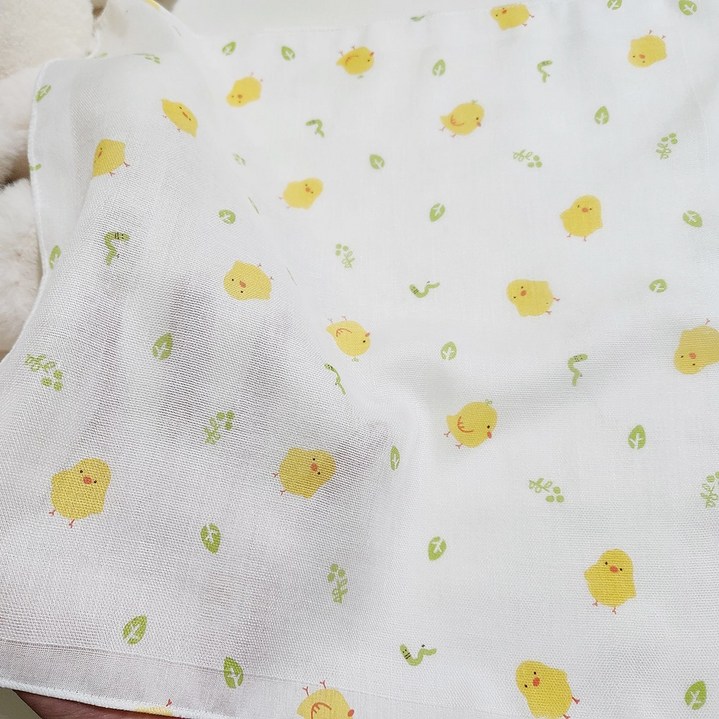 국산 무형광 대나무 밤부 손수건 아기 신생아 가제 거즈 면 나염 20장