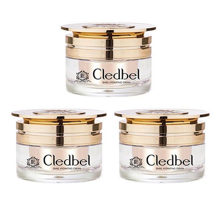 끌레드벨 스네일 하이드레이팅 크림 일명 달팽이 크림, 50ml, 3개