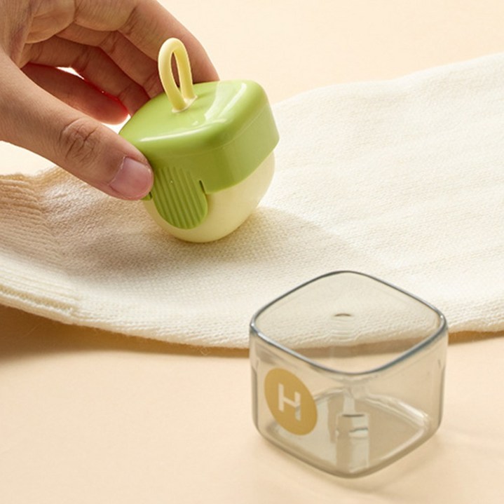 1+1 헬스와미 만능 휴대용 사각 미니 먼지 제거기 돌돌이 털 클리너 세척 가능