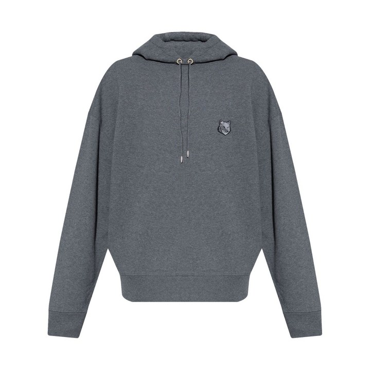 메종키츠네 볼드 폭스 헤드 패치 오버사이즈 후디