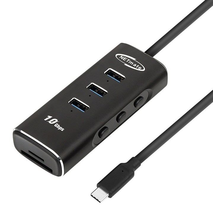 강원전자 넷메이트 NMUBC302 USB3.1 Type C 5 in 1 멀티 허브, 본상품선택, 1개