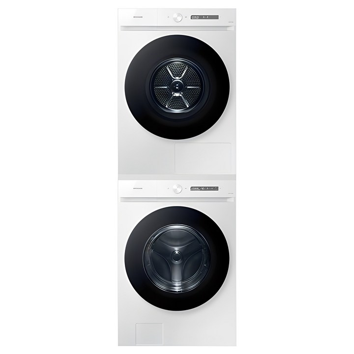 삼성전자 비스포크 그랑데 AI 세탁기 WF24CB8650BW  건조기 DV17CB6600BW 24kg  17kg 직렬설치키트 방문설치