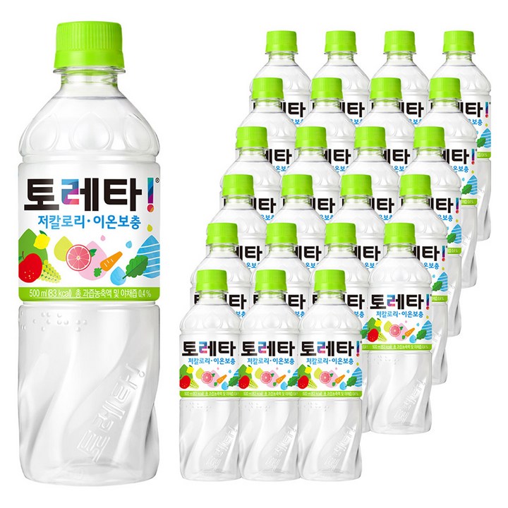 토레타 이온음료, 500ml, 24개 토레타 이온음료, 500ml, 24개