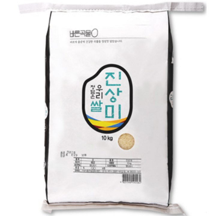 바른곡물 정담은 우리쌀 진상미, 1개, 10kg - 쇼핑뉴스