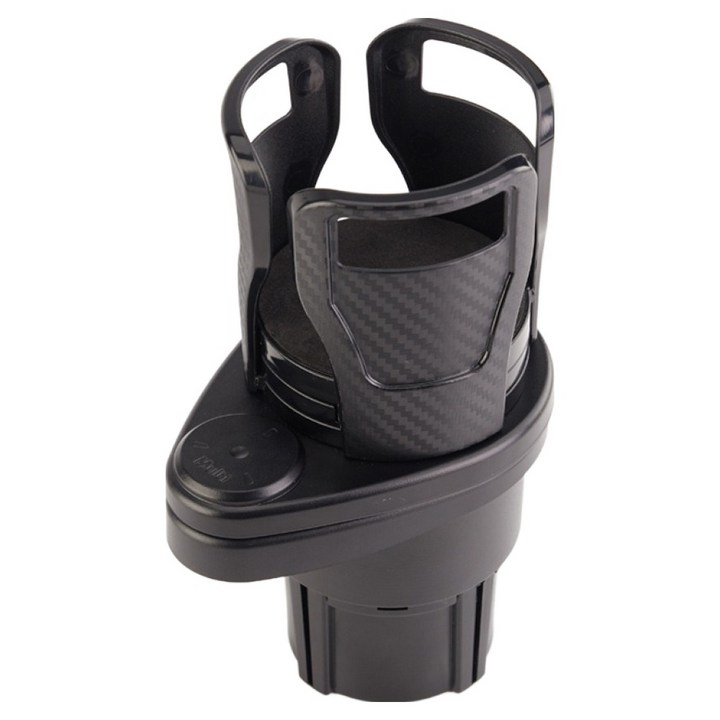 코히모 자동차 2IN1 멀티 컵홀더 5W0313, 블랙, 1개