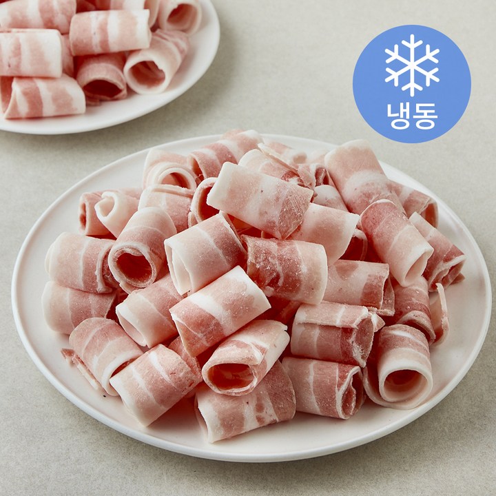 [로켓프레시] 돌돌말이 대패삼겹살 바로구이 (냉동)