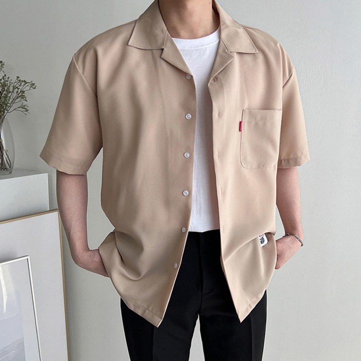 머시따 남성용 오버핏 포켓택 반팔셔츠 머시따 남성용 오버핏 포켓택 반팔셔츠