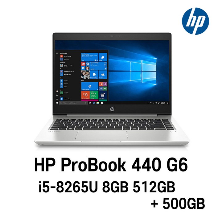 HP ProBook 440 G6 i5-8265U Intel 8세대 Core i5-8265U 가성비 좋은노트북, ProBook 440 G6, WIN11 Pro, 8GB, 512GB, 코어i5 8265U, 단일색상 20230808