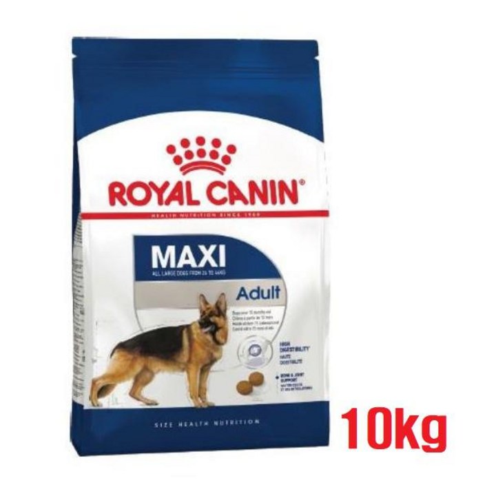 로얄캐닌 맥시 어덜트 10kg 대형견 대용량 유통기한 긴 신선한 사료, 10kg, 1개