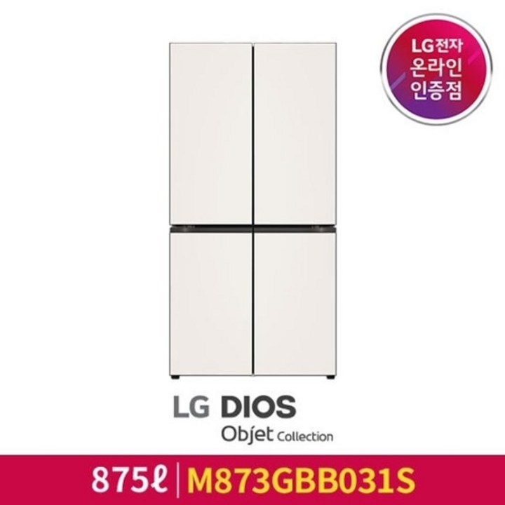 LG전자 LG 오브제 컬렉션 DIOS 냉장고 M873GBB031S