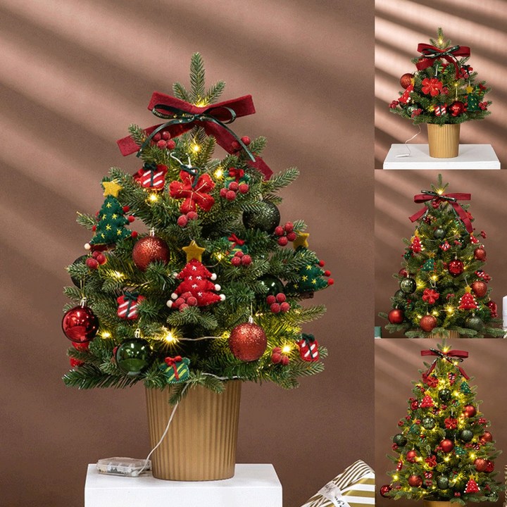 크리스마스 미니트리 성탄나무 풀세트 장식 소품